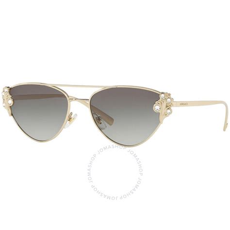 occhiale 2195 versace beyonce|Versace VE2195B Gold Tone Cat Eye Sunglasses 125211.